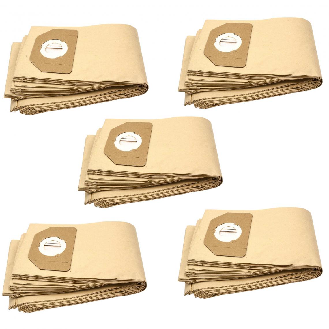 Vhbw - vhbw 50x sacs compatible avec Parkside (Lidl) PNTS 30/7 E, PNTS 30/8 E, PNTS 35/5, PNZS 38 aspirateur - papier, marron - Cordons d'alimentation