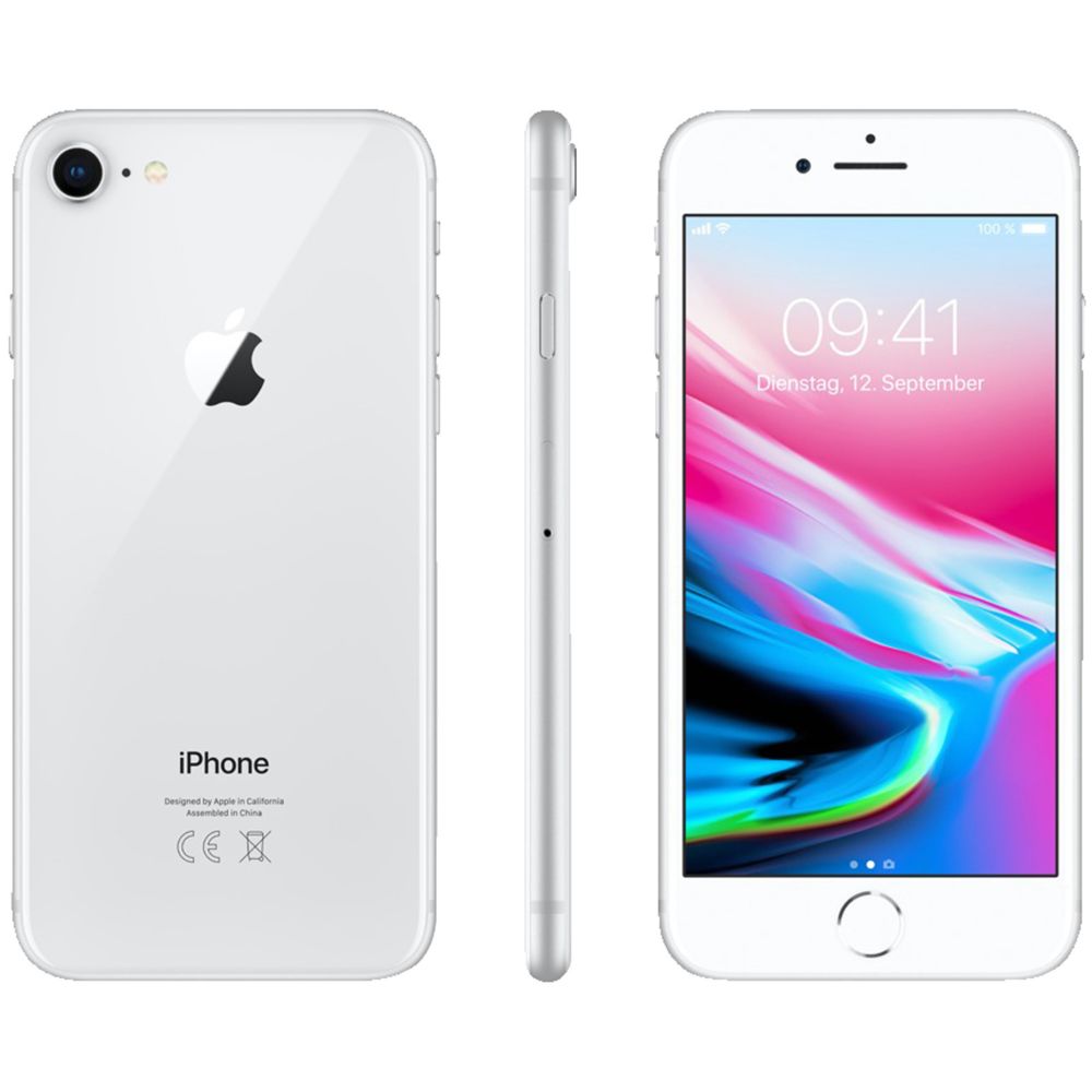 Apple - iPhone 8 - 128 Go - Argent - MX172ZD/A - iPhone