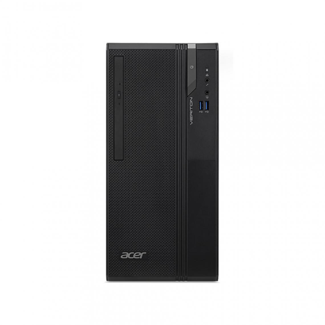 Acer - PC ACER VERITON VES2740G Desktop15L Core i3-10100 8 Go 256 Go Intel HDGraphics 630 Win 10 Pro - PC Fixe
