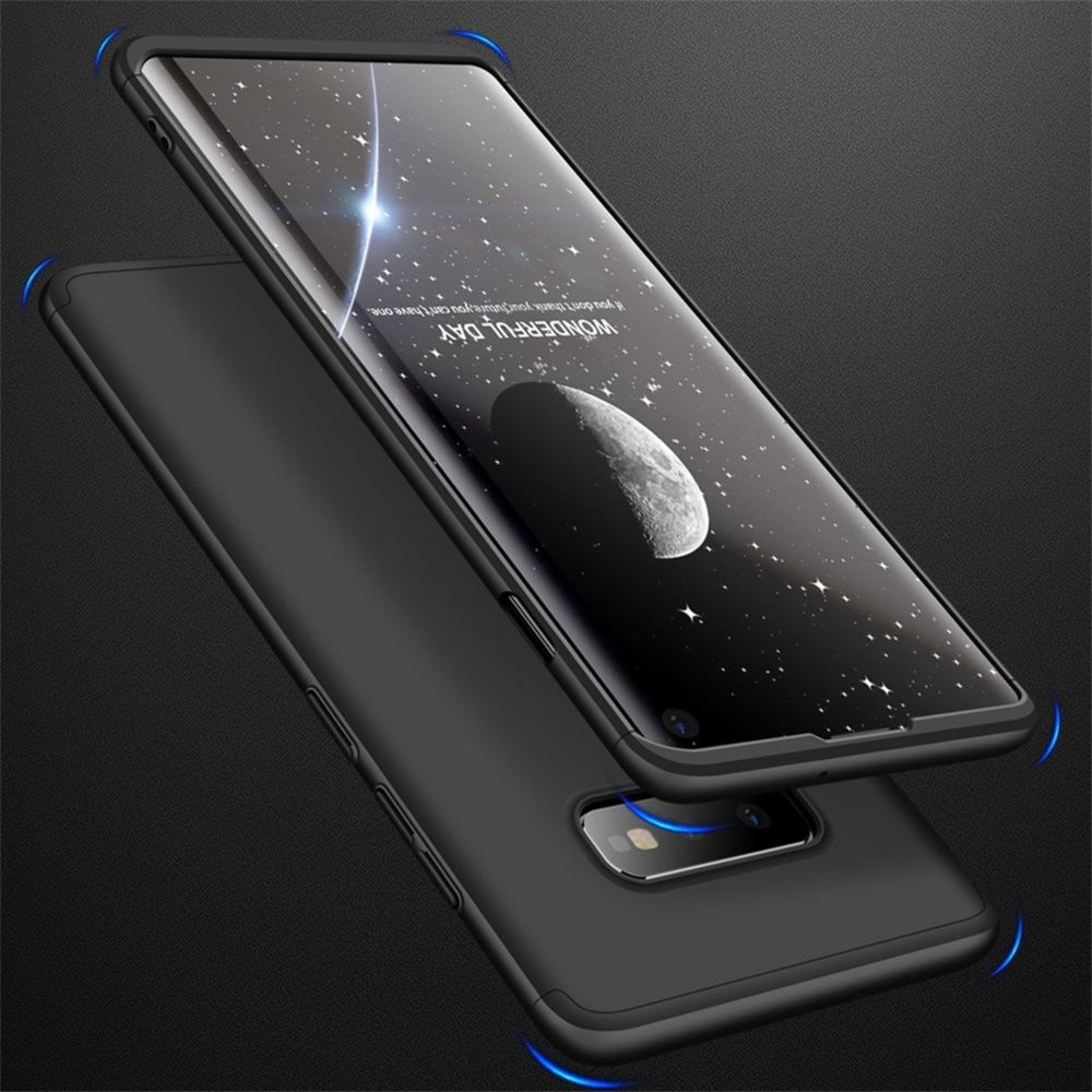 Wewoo - Coque Rigide Étui pour PC à couverture intégrale à trois étages Galaxy S10 E noir - Coque, étui smartphone