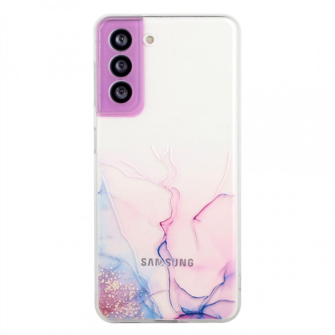 Other - Coque en TPU Motif d'ouverture de trou précis en marbre souple style E pour votre Samsung Galaxy S21 5G - Coque, étui smartphone