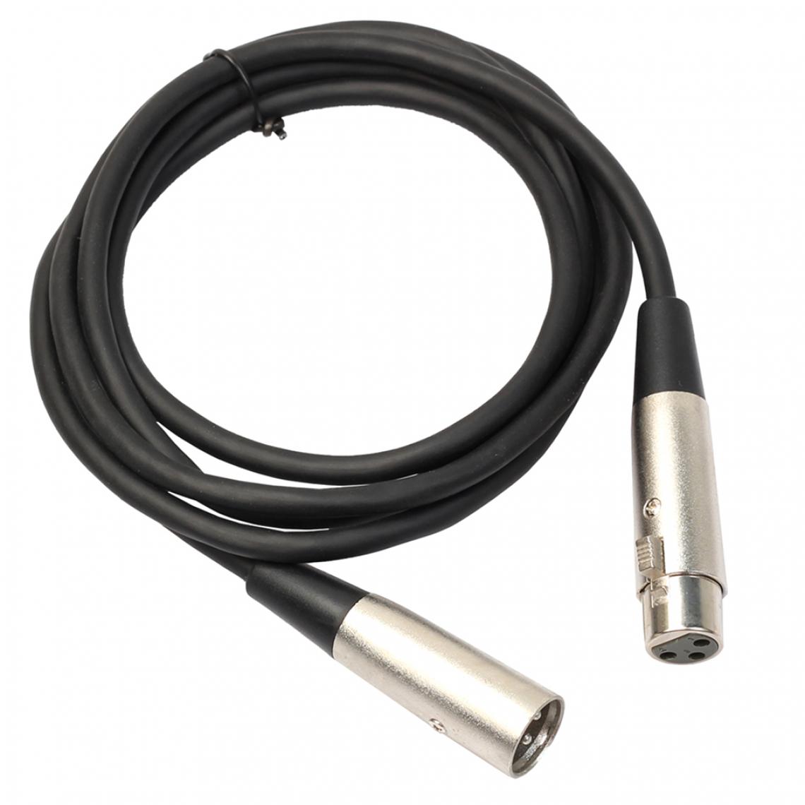 marque generique - 3Pin Jack XLR Câble Mâle M / F Mâle Audio Pour Microphone Mixer 10m - Câble antenne