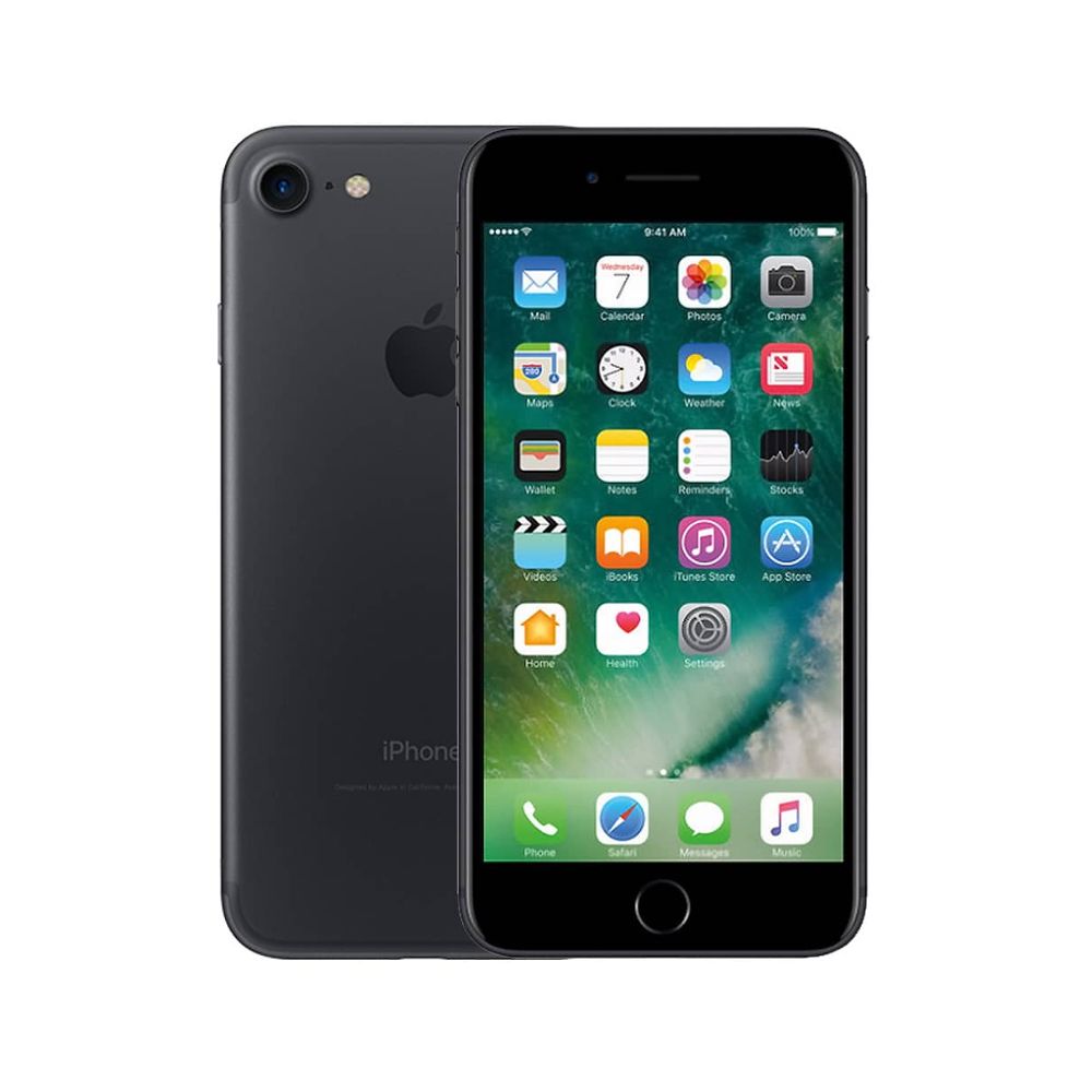 Apple - iPhone 7 32 Go - Reconditionné neuf (Grade A+) - Noir Mate - iPhone