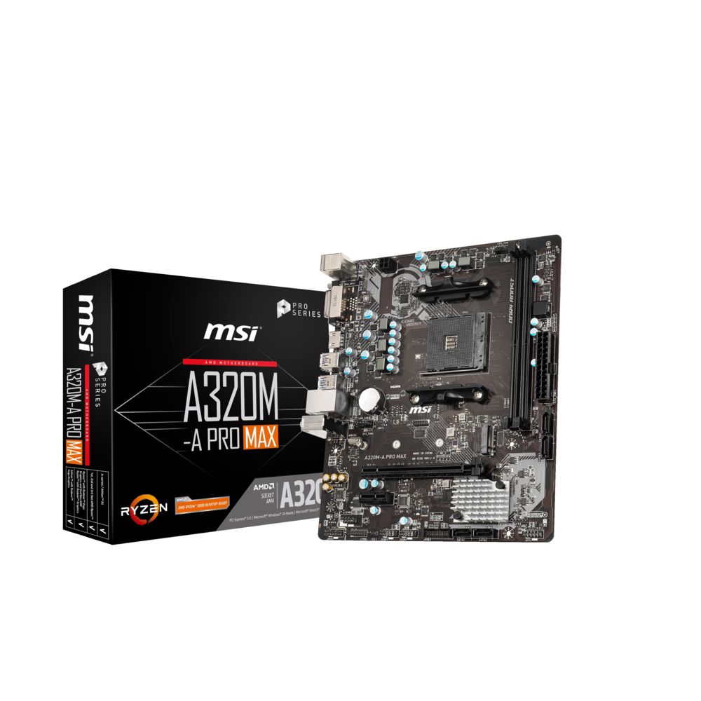 Msi - AMD A320 PRO MAX - Micro-ATX - Carte mère AMD