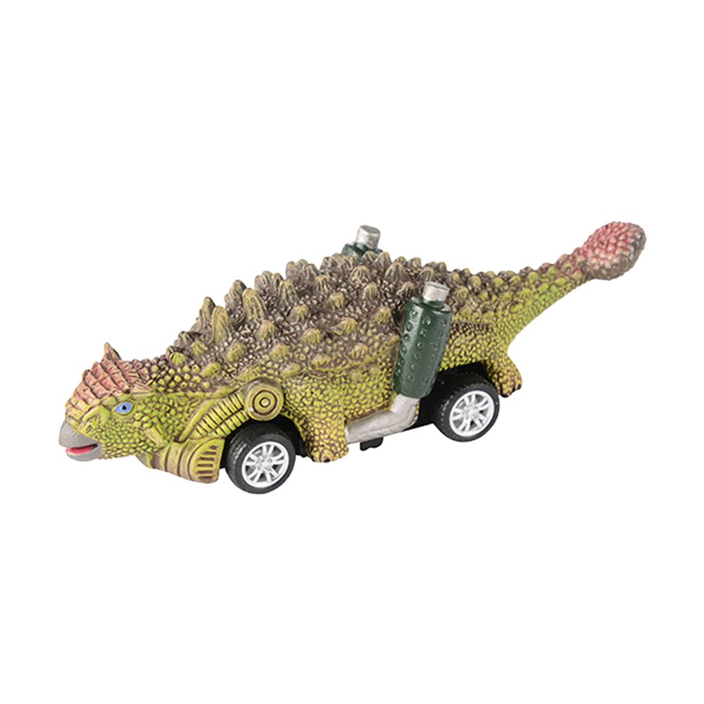 marque generique - Modèle de voiture de dinosaure Pull Back Toys Enfants Cadeaux Table Ornements Puzzle Jouets F - Voitures