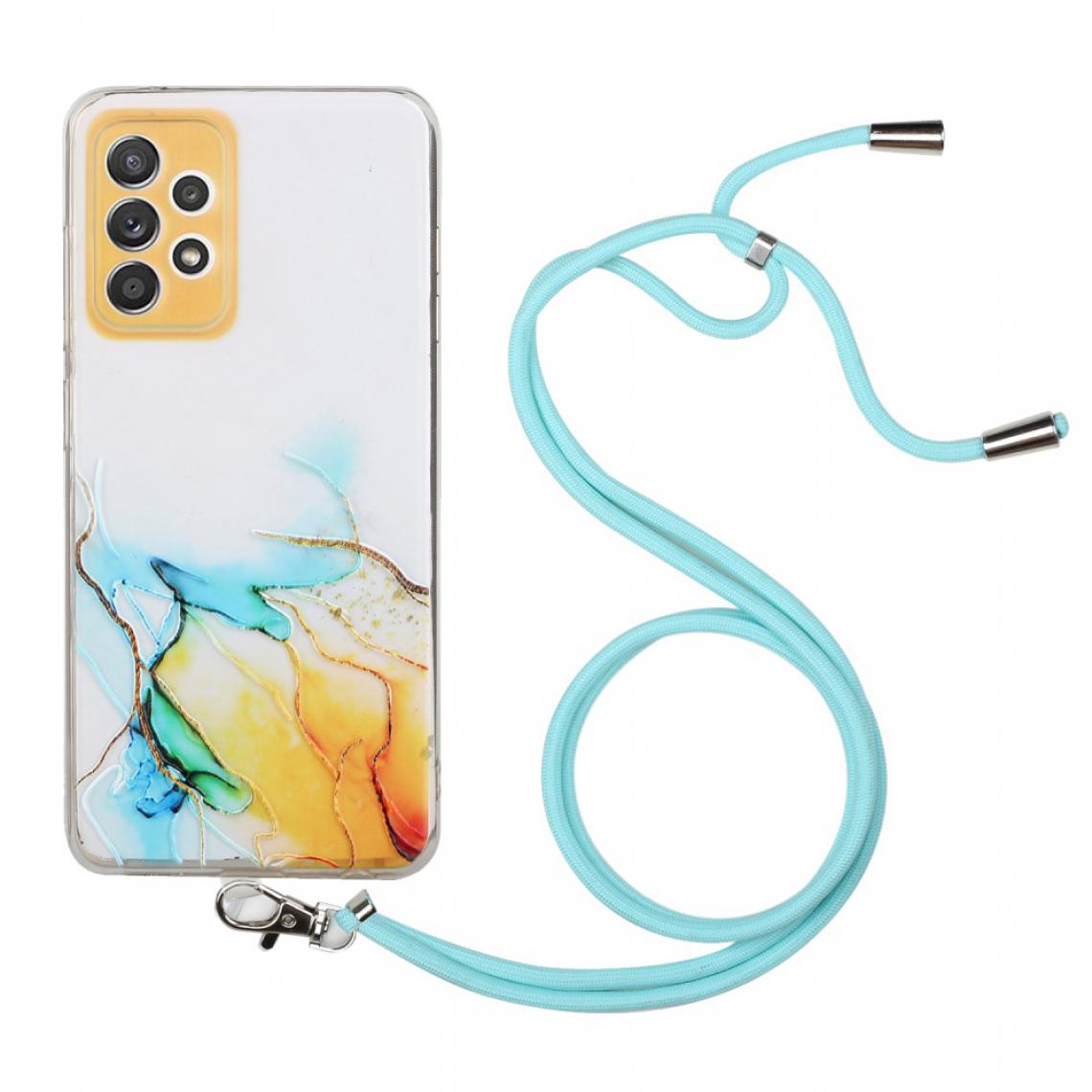 Other - Coque en TPU Motif de marbre souple avec cordon réglable style E pour votre Samsung Galaxy A32 5G - Coque, étui smartphone