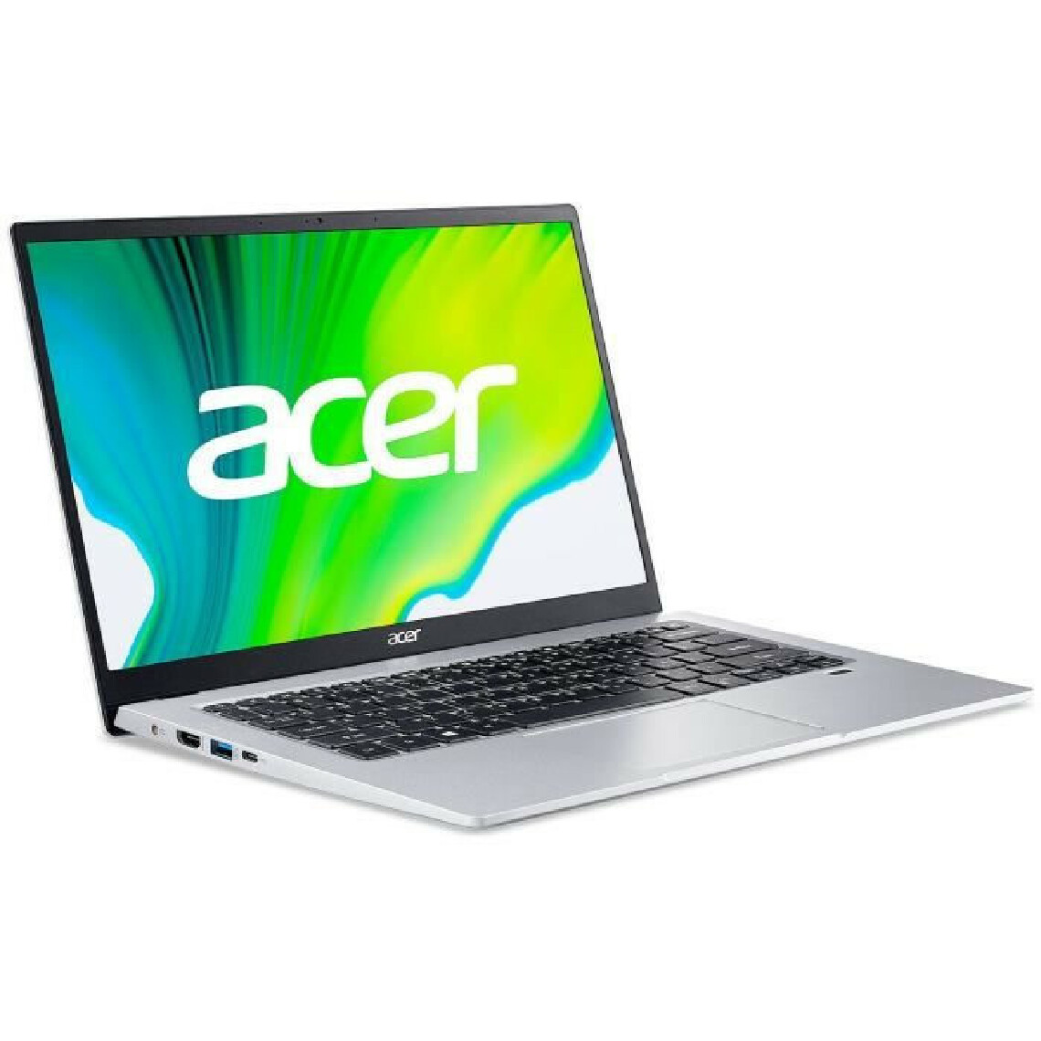 Acer - Portable ACER SWIFT SF114-33-P98M Gris Intel Pentium Silver N5030 4Go DDR4 eMMC 64Go Intel® HD Graphics 14'' FHD win10S mode S DAS 0.82 - PC Portable