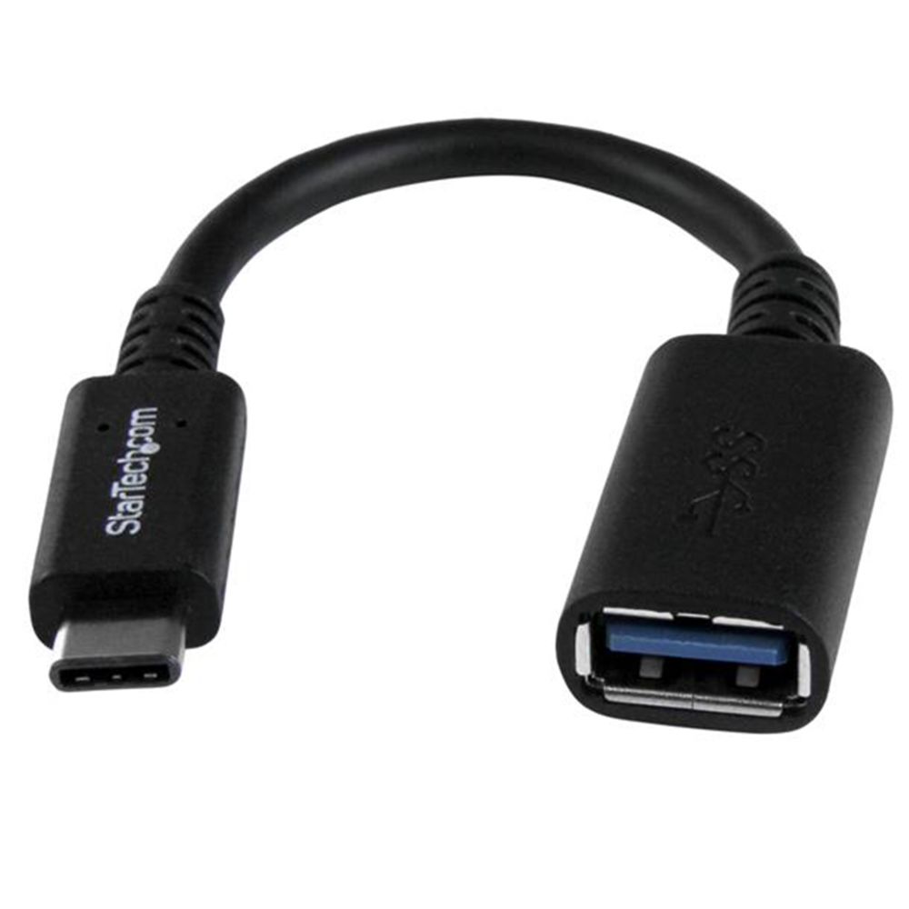 Startech - Adaptateur USB 3.0 USB Type-C vers USB-A - M/F - Noir - Câble USB