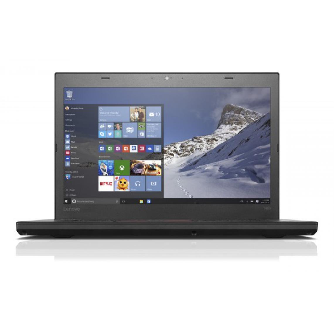 Lenovo - ThinkPad T460 WWAN, Intel Core i5-6300U, 8GB RAM, 240GB SSD, 14"FHD, WLAN, Bluetooth, WebCam - PC Portable