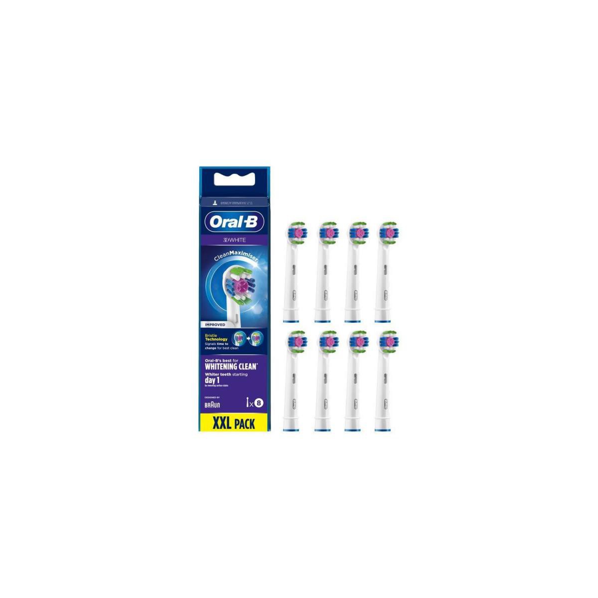 Oral-B - Oral-B 3D White Brossette Avec CleanMaximiser, 8 - Kits interdentaires
