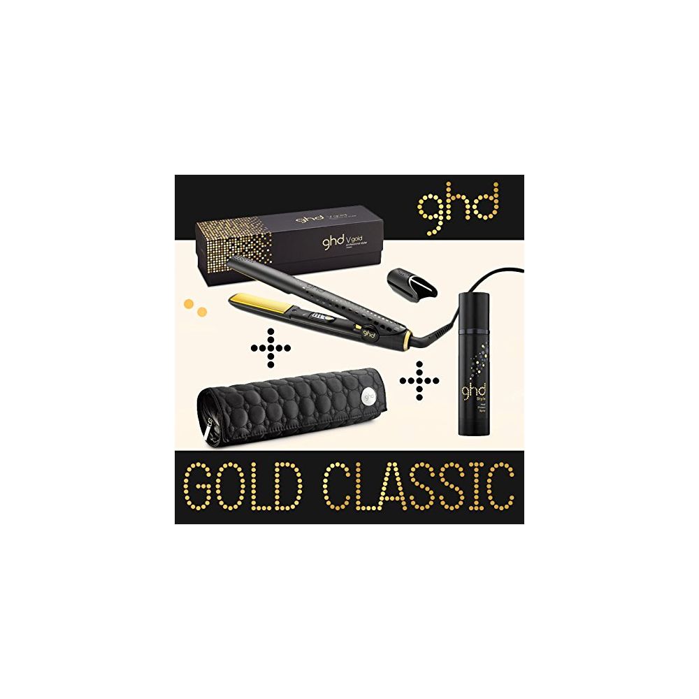 ghd - GHD - Fer à lisser Lisseur Styler gold ghd classic + pochette thermo résistante + spray thermo - Lisseur