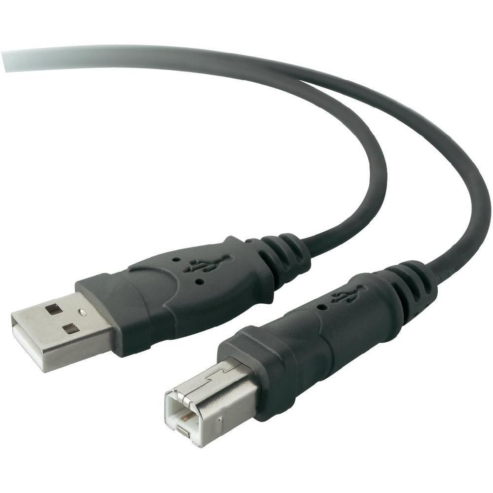 Belkin - Câble USB A 2.0 à USB B 2.0 - F3U154BT3M - Gris - Câble USB
