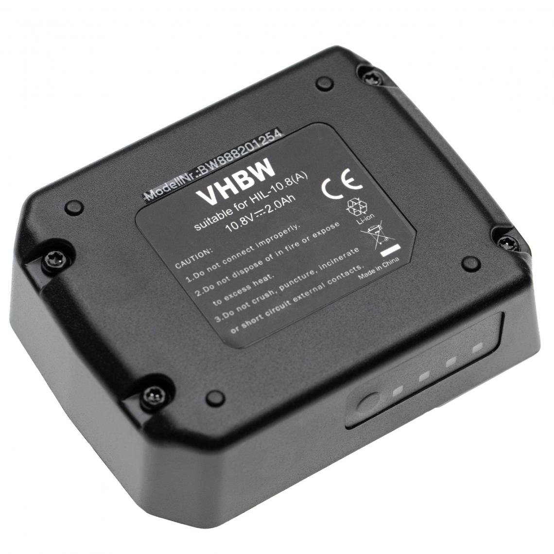 Vhbw - vhbw Batterie remplacement pour Hilti B 12/2.6, B 12/4.0 pour outil électrique (2000mAh Li-ion 10,8V) - Accessoires vissage, perçage