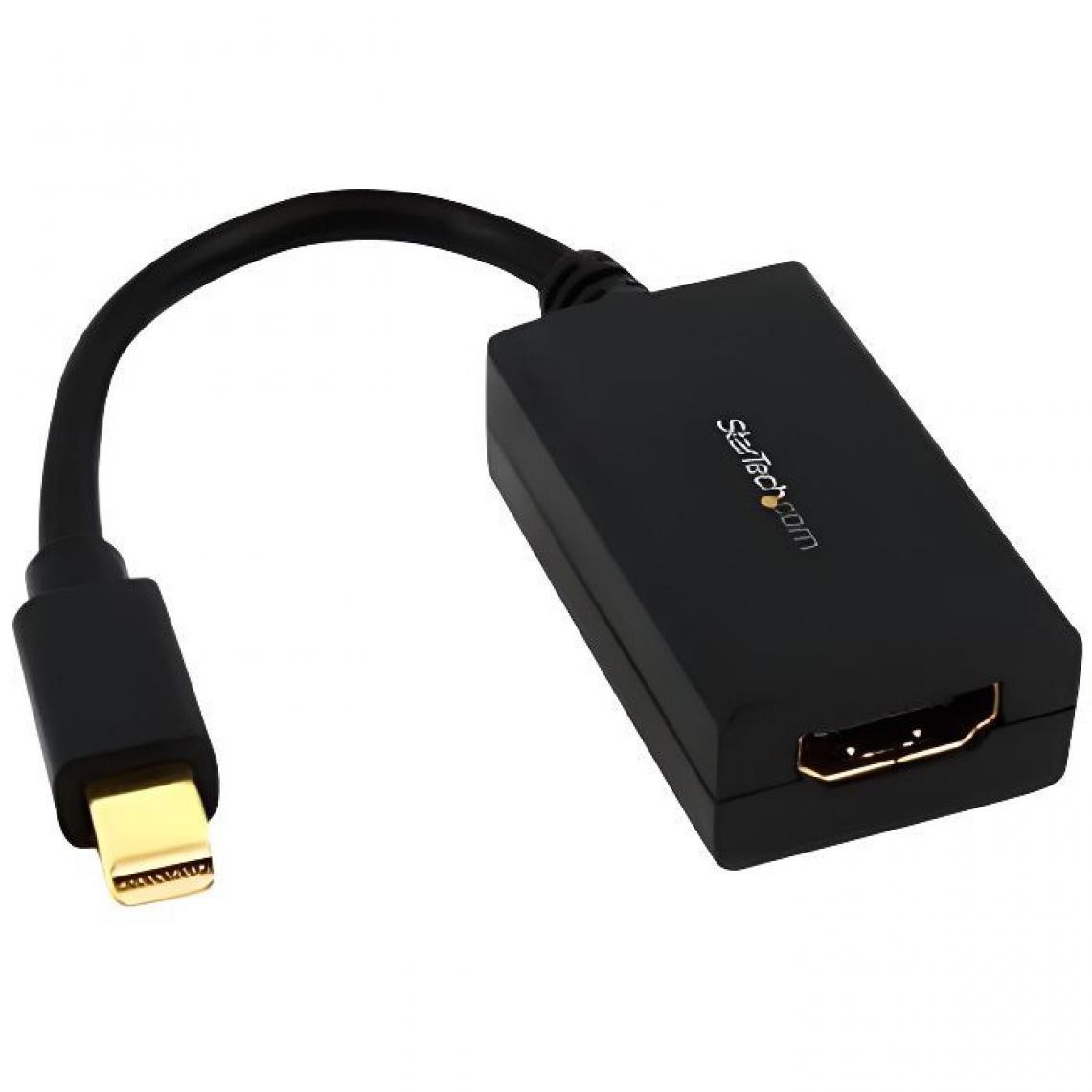 Startech - Adaptateur / convertisseur Mini DisplayPort a HDMI - Convertisseur Mini DP vers HDMI - M/F - 1920 x 1200 / 1080p - MDP2HDMI - Convertisseur Audio et Vidéo