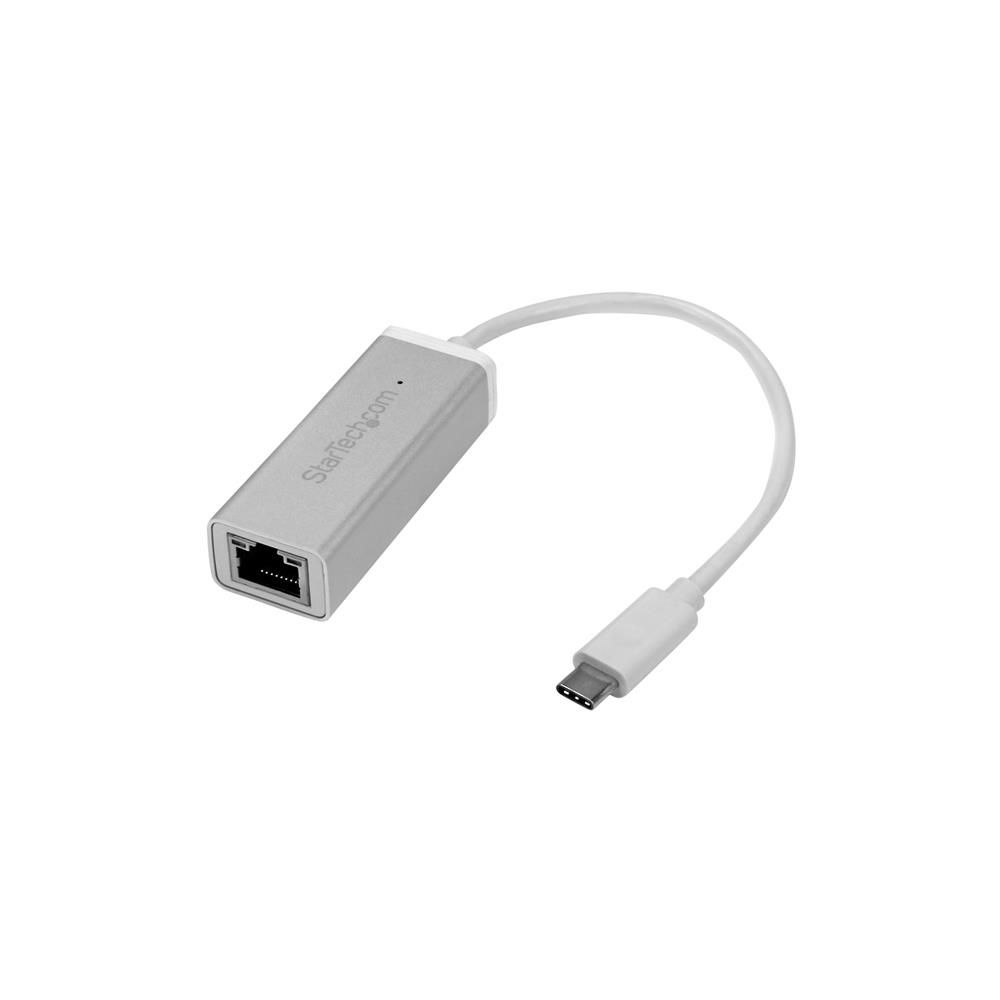 Startech - Adaptateur réseau USB-C vers RJ45 Gigabit Ethernet - M/F - Argent - Câble antenne