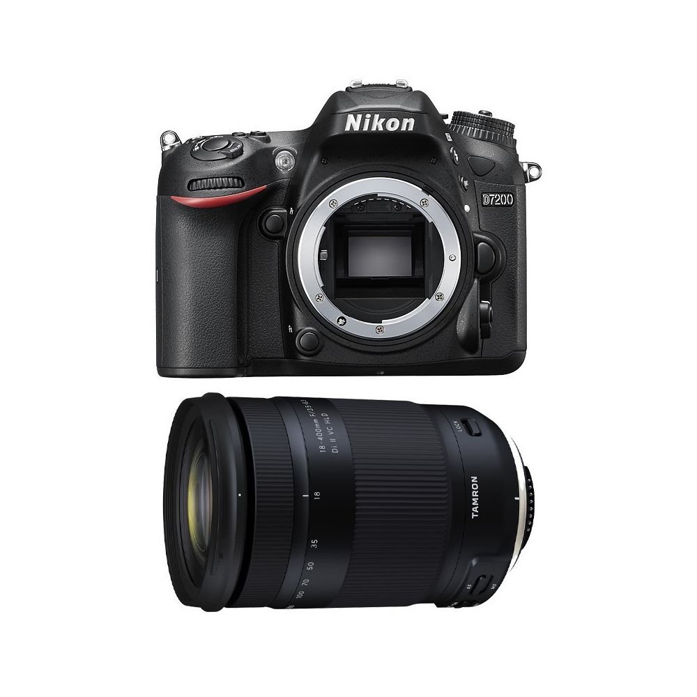 Nikon - PACK NIKON D7200 + TAMRON 18-400 VC - Reflex professionnel