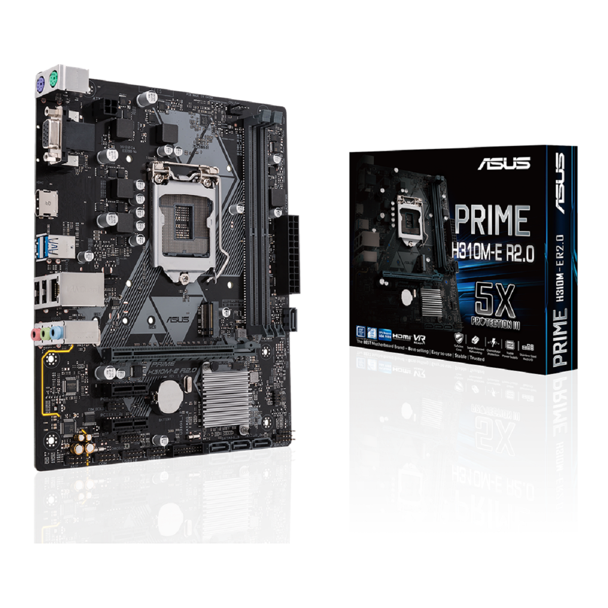 Asus - PRIME H310M-E R2.0 - Carte mère Intel