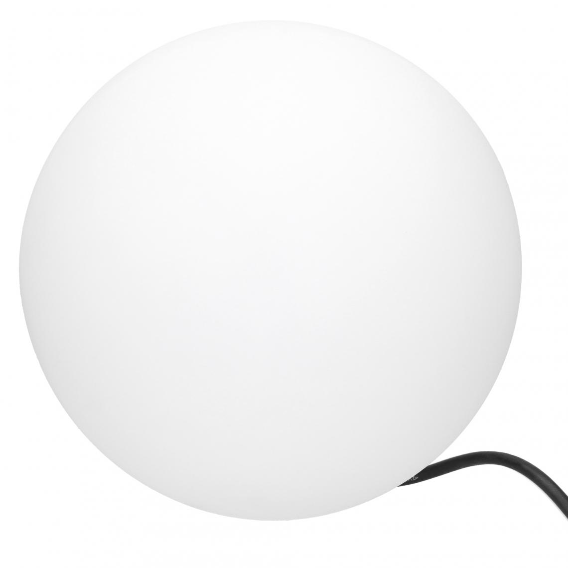 ML design modern living - Lampe boule à LED pour jardin ronde blanc extérieur/intérieur 30 cm IP65 E27 - Lampes à poser