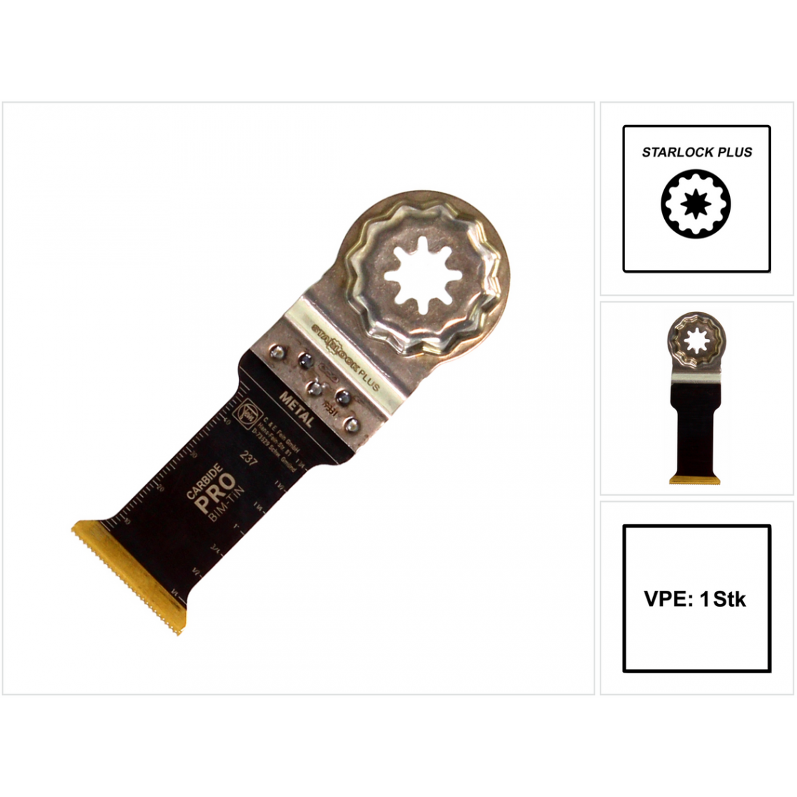 Fein - Fein E-Cut CarbidePro Lames de scie StarlockPlus 60x32mm ( 63502237210 ) - Accessoires sciage, tronçonnage