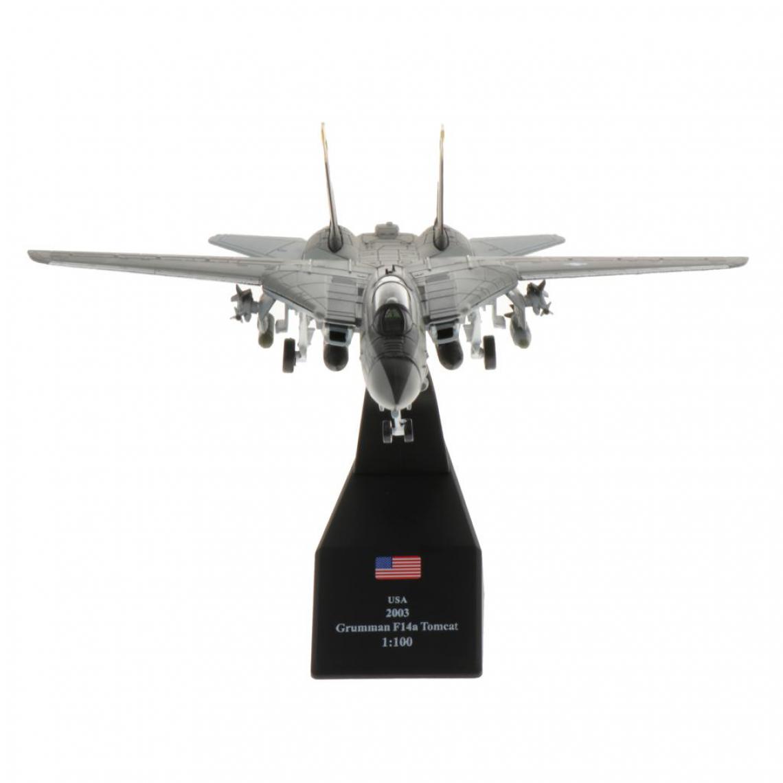 marque generique - Maquette D'avion de Chasse F-14 Tomcat à L'échelle 1/100 avec Support - Avions