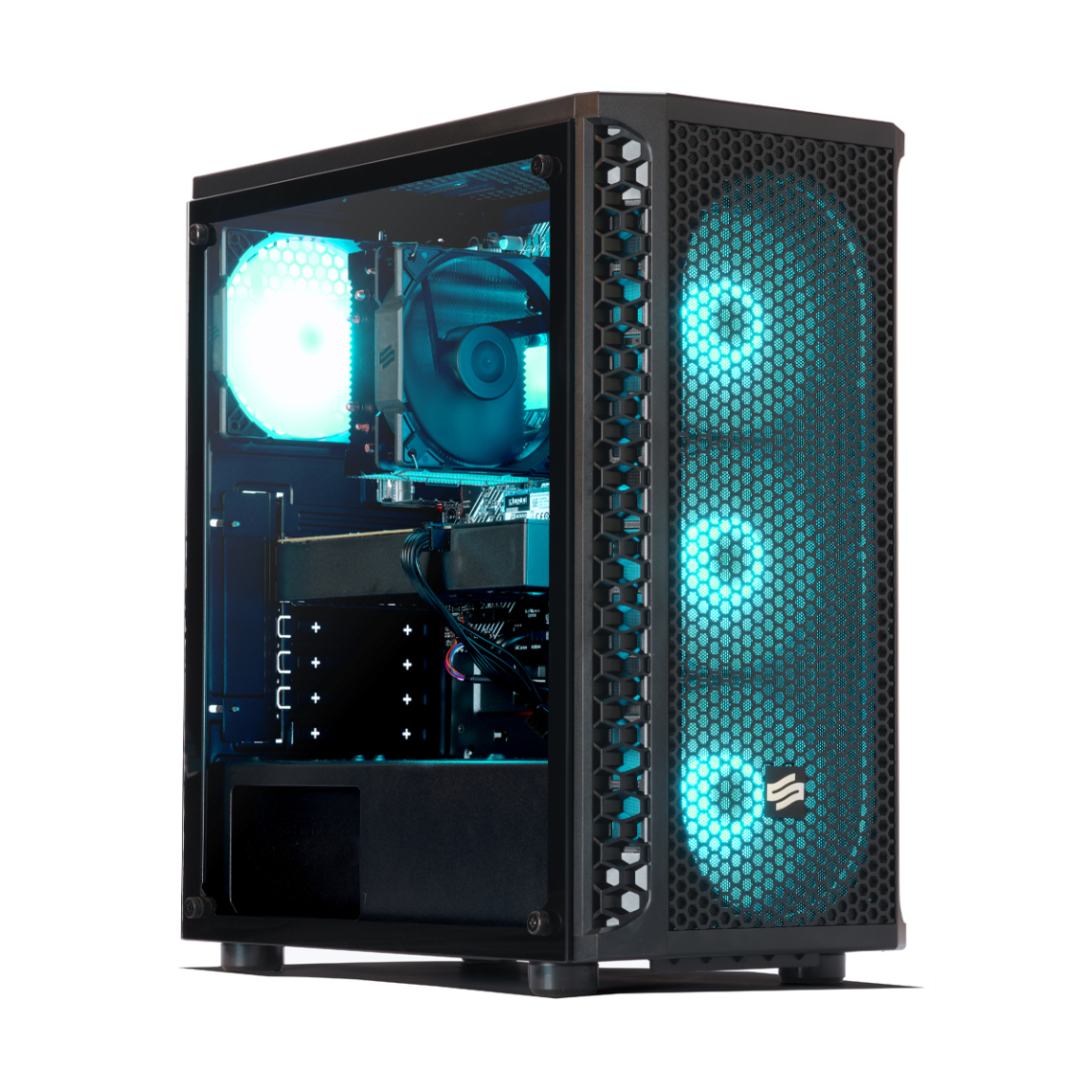 Sedatech - PC Gaming • Intel i3-10100F • RTX 3050 • 16 Go RAM • 1To SSD M.2 • 3To HDD • sans OS - PC Fixe Gamer