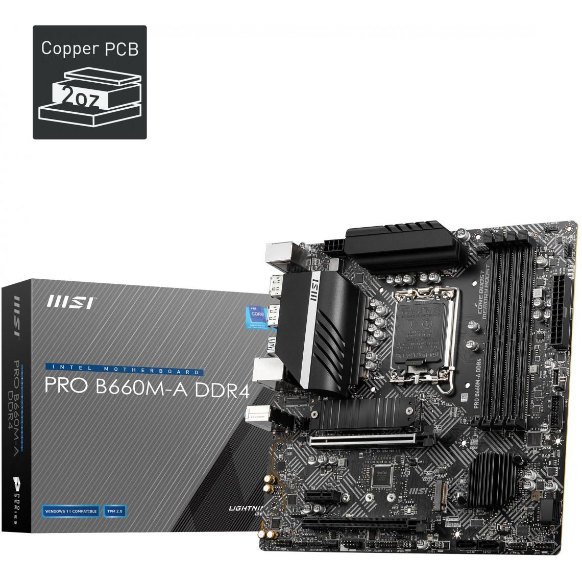Msi - Carte Mère PRO B660M A DDR4 - Carte mère Intel