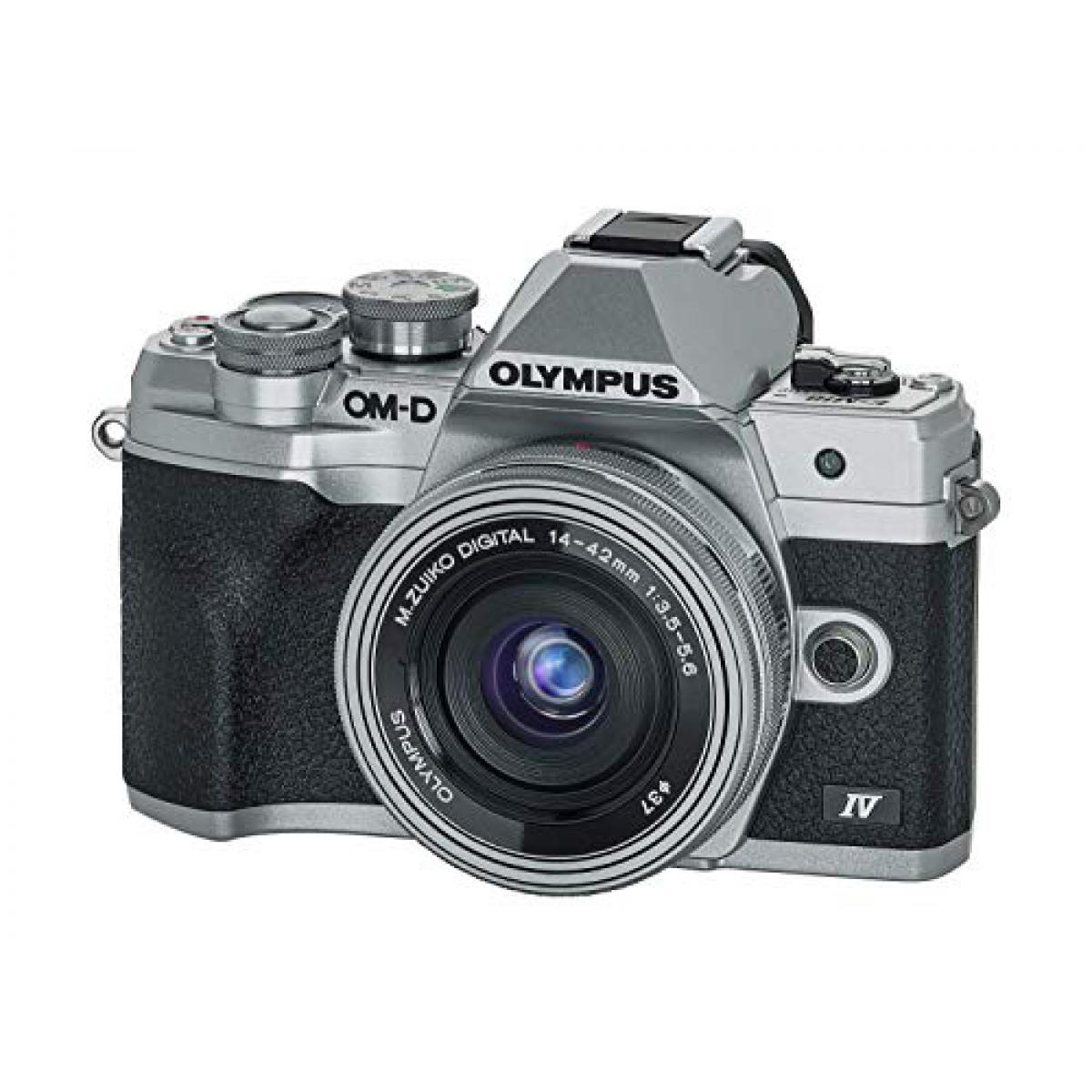 Olympus - Olympus E-M10 Mark IV Argent + 14-42mm Argent - Appareil compact