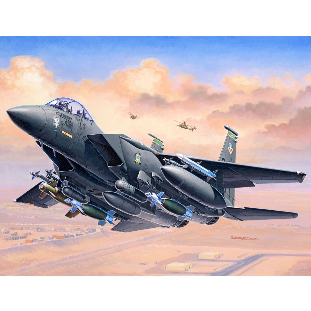 Revell - Maquette Avion Militaire : F-15E Strike Eagle & Bombs - Avions