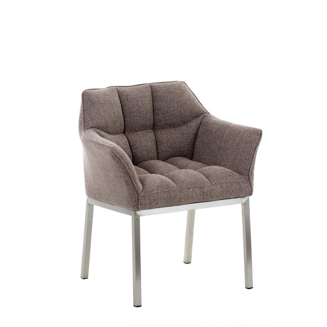 Icaverne - Moderne Chaise de salle à manger edition Suva E tissu couleur brun terra - Chaises