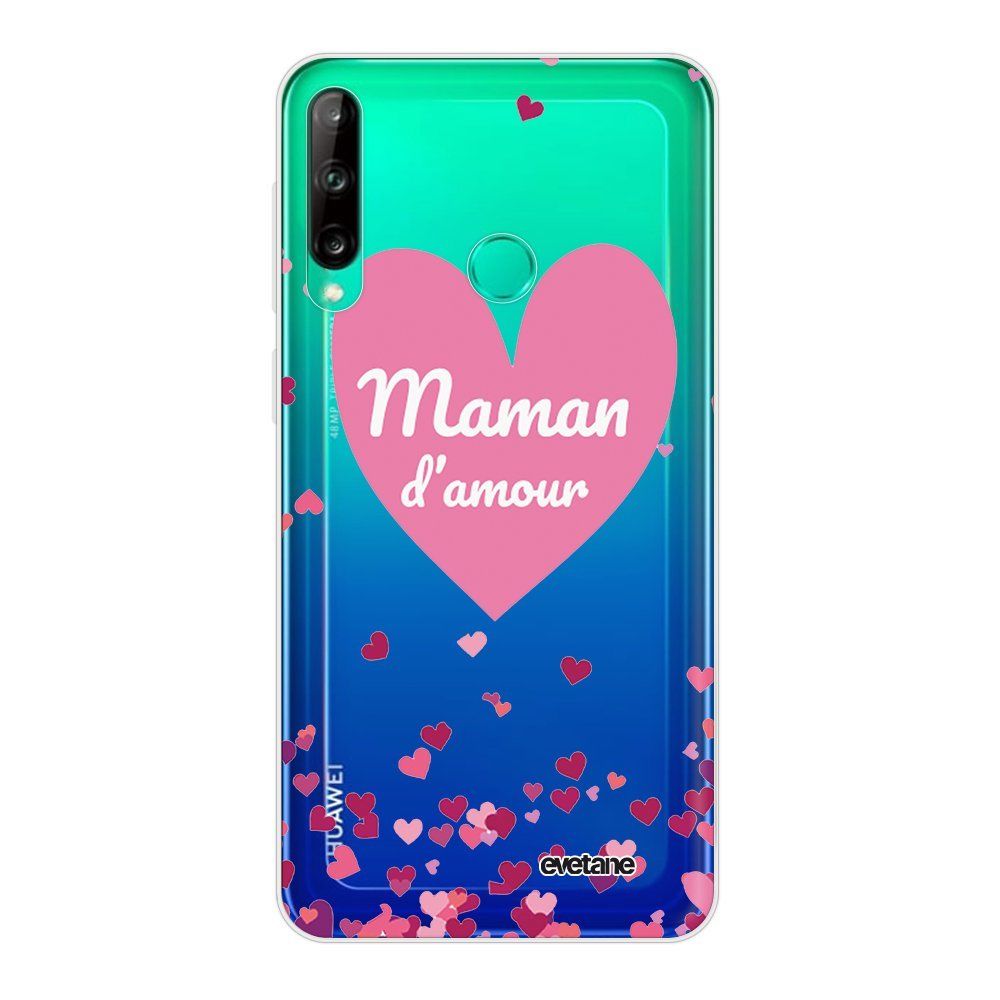Evetane - Coque Huawei P40 Lite E 360 intégrale transparente Maman d'amour coeurs Ecriture Tendance Design Evetane. - Coque, étui smartphone