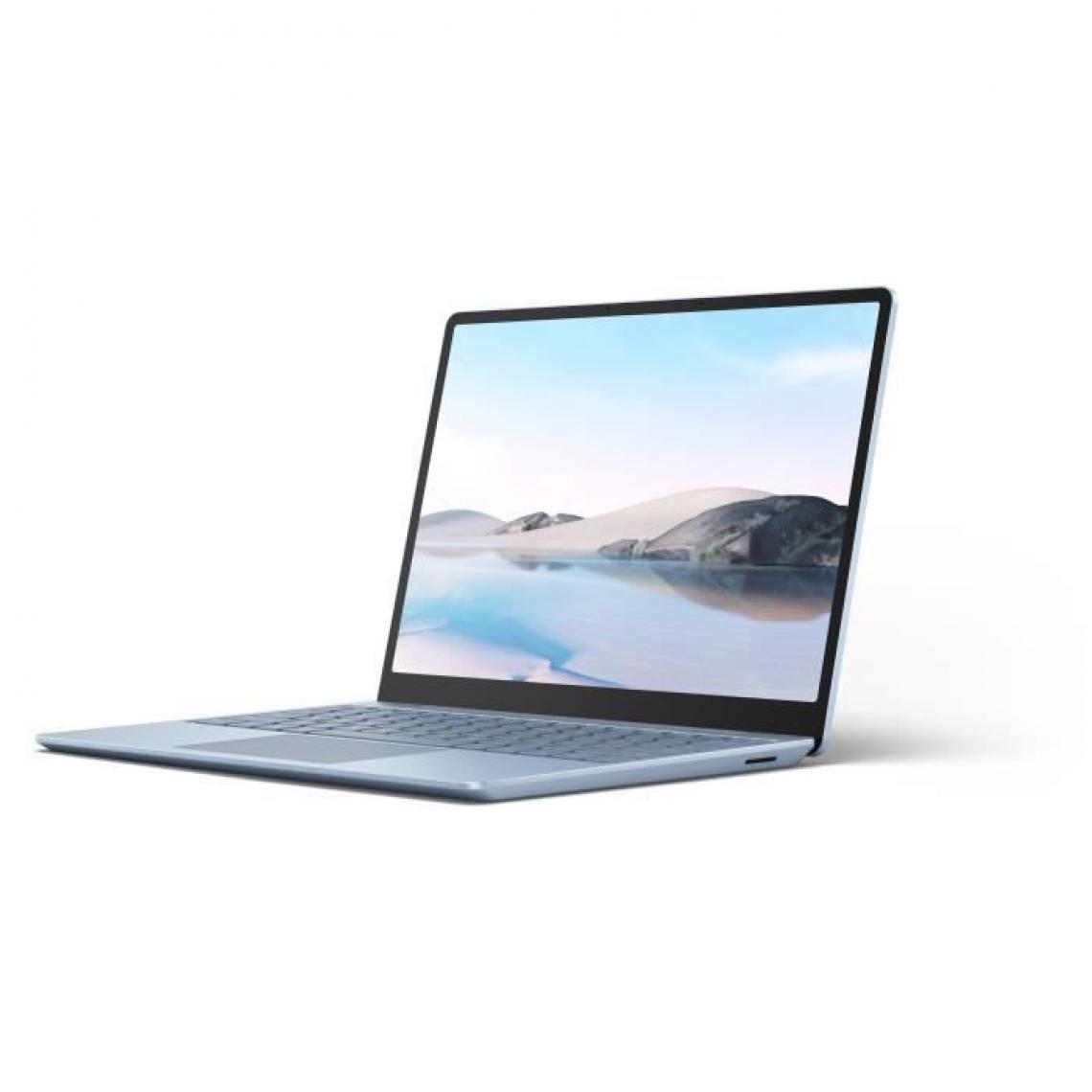 Microsoft - MICROSOFT Surface Laptop Go - 12,45 - Intel Core i5 1035G1 - RAM 8Go - Stockage 128Go SSD - Bleu Glacier - Windows 10 - PC Portable