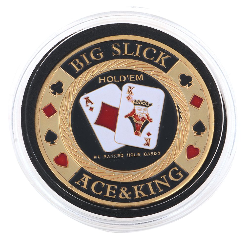 marque generique - banker chips carte de presse poker souvenir pièces commémoratives poker protecteur f - Jeux de cartes