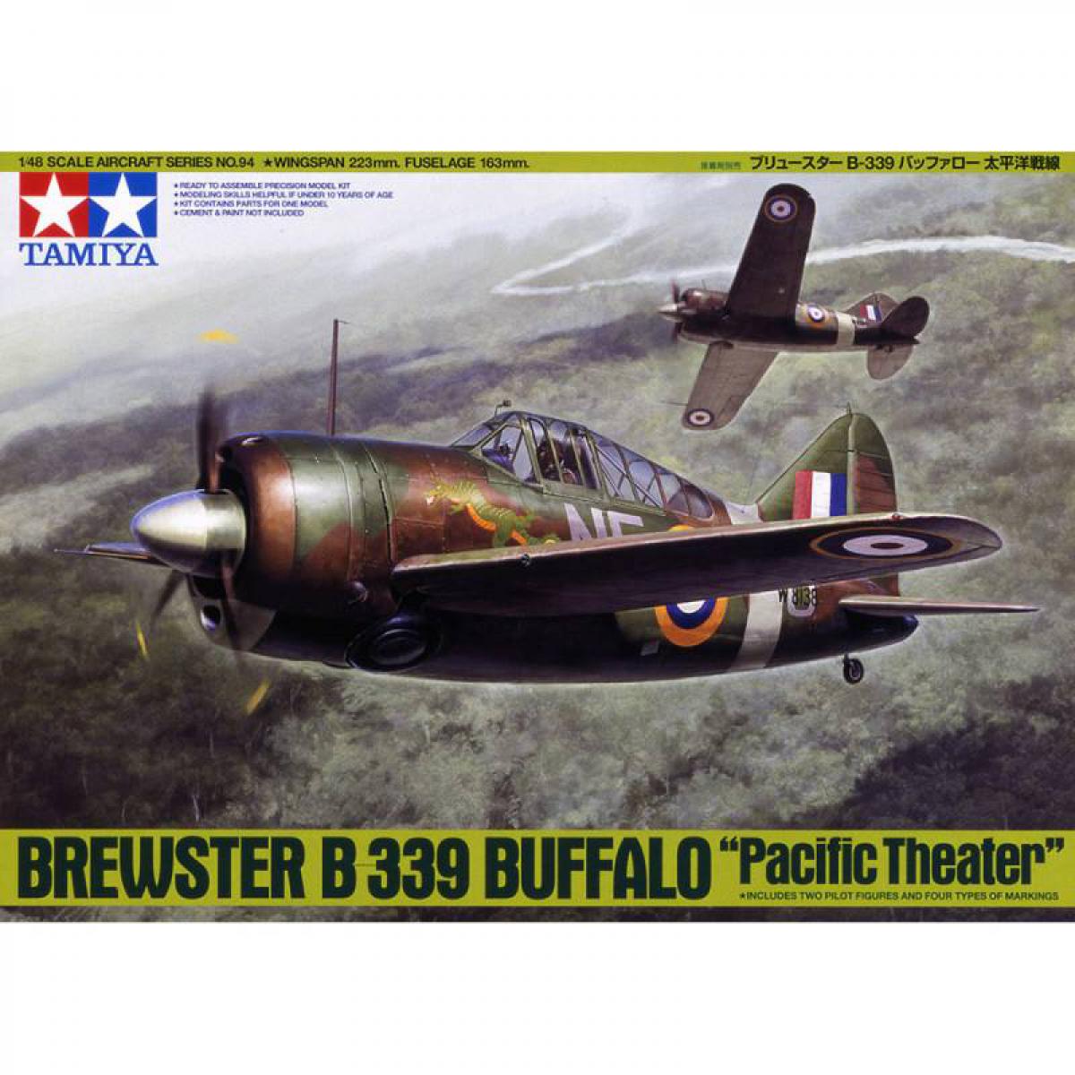 Tamiya - Maquette Avion Brewster B-339 Buffalo "pacific Theater" - Avions