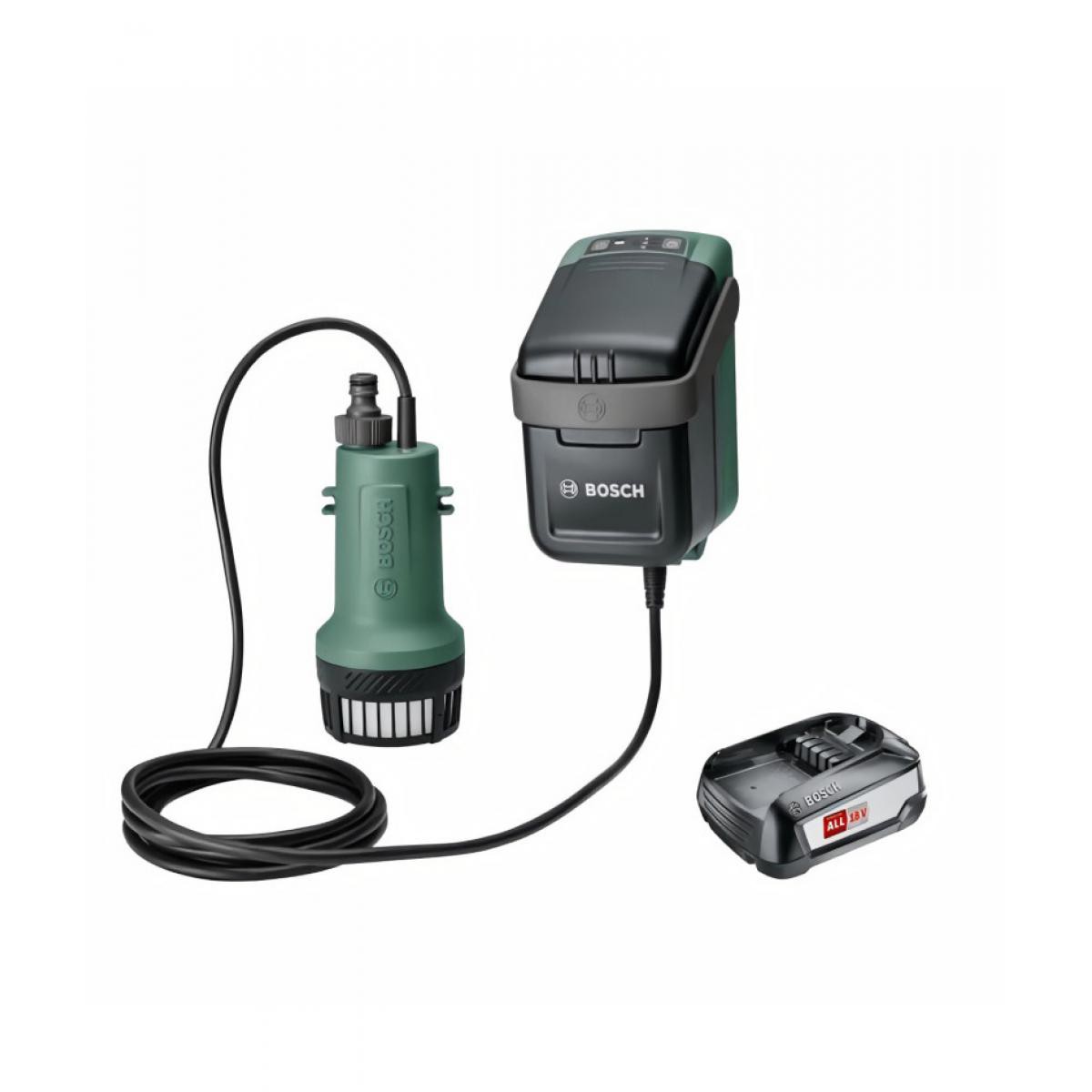 Bosch - Pompe a eau Bosch - Garden Pump 18V (livrée avec batterie 18V-2,5Ah et chargeur) - Pompes d'évacuation