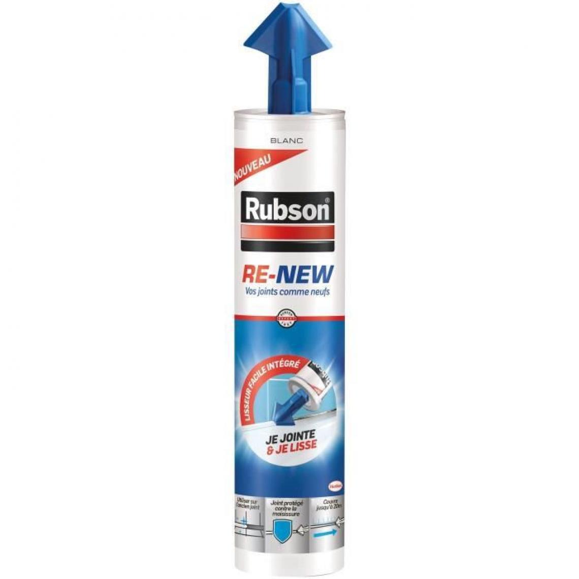Rubson - Mastic B&C Pure Re-New RUBSON - blanc - cartouche 280 ml - 2604595 - Mastic, silicone, joint