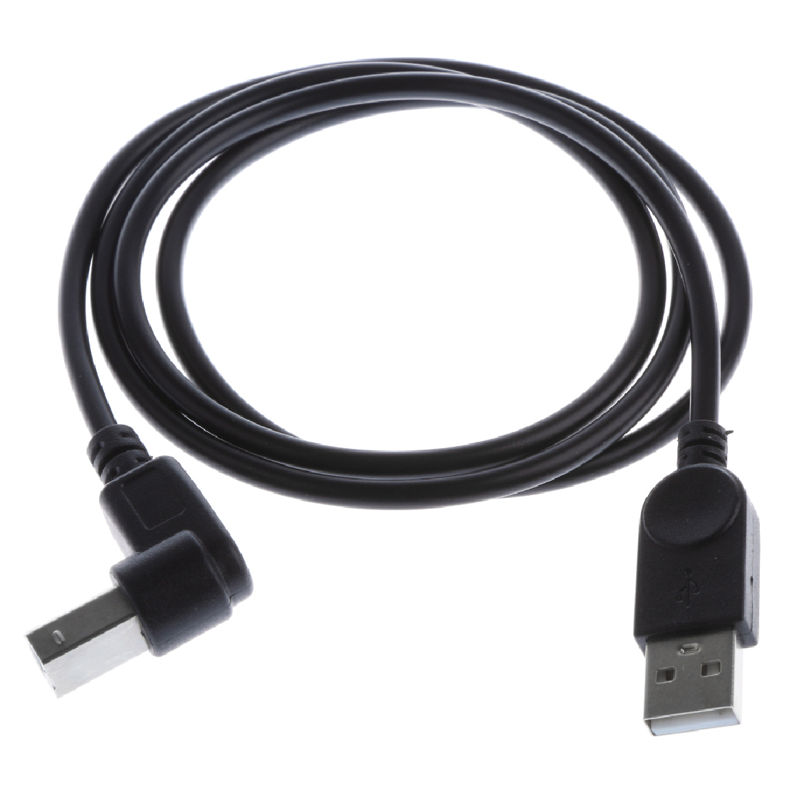 marque generique - USB2.0 Mâle à Type B 90Degree Angle Extension Câble Adaptateur Bend vers le bas - Hub