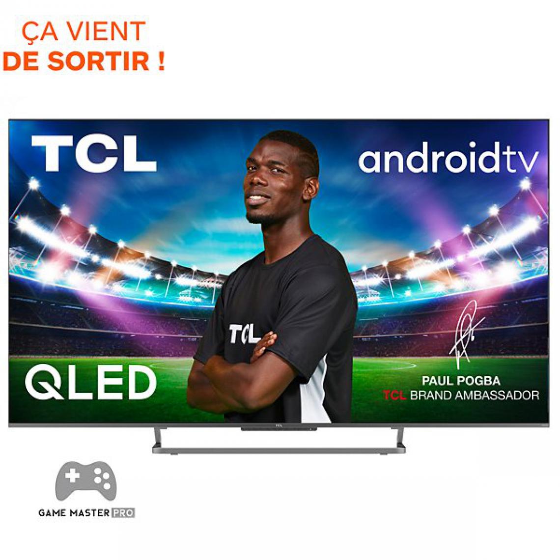 TCL - TV LED Tcl 55C729 QLED 140 cm 4K 100 Hz - TV 56'' à 65''