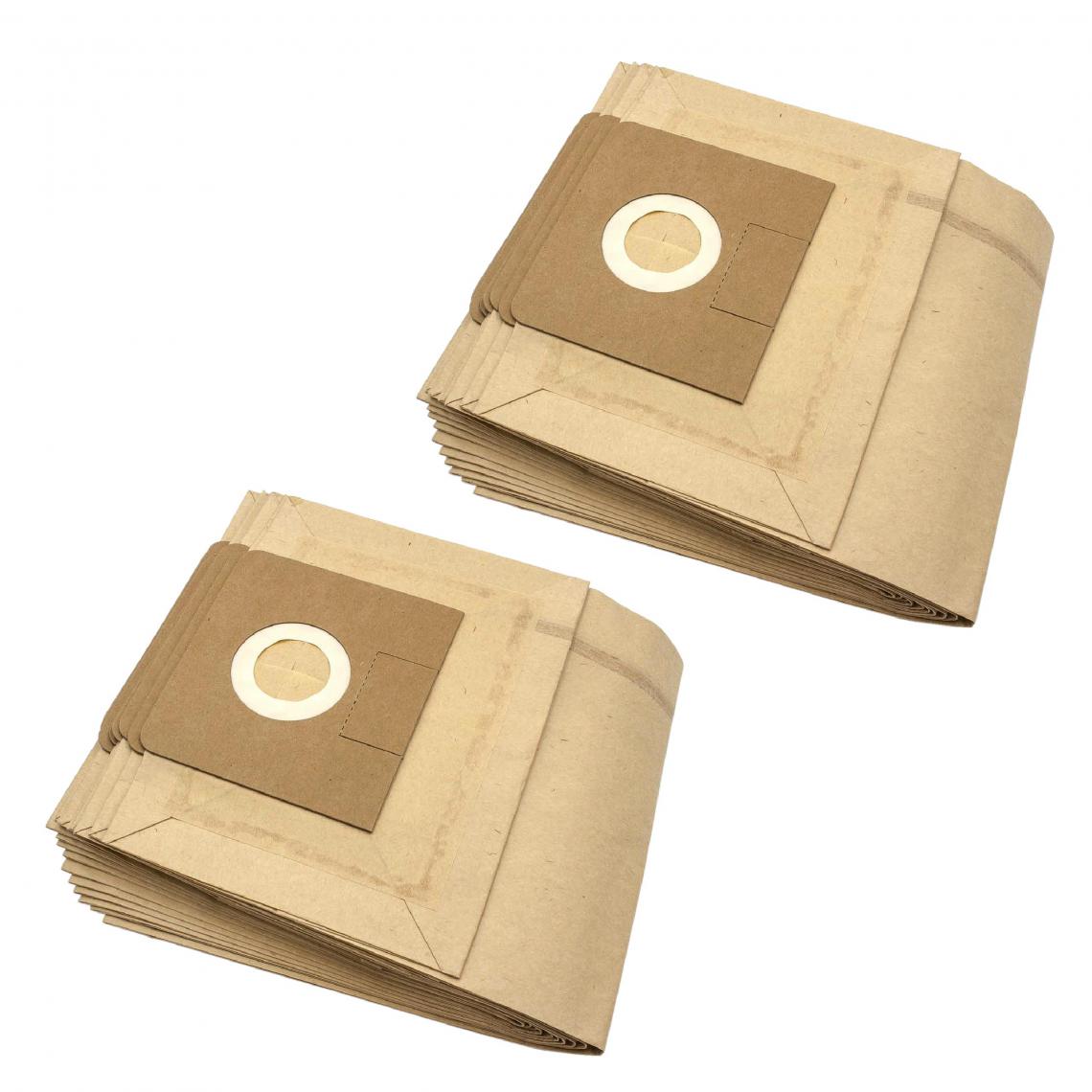Vhbw - vhbw 20x sacs compatible avec Kärcher -E, -TE, 2000 E, 3500 E, 3501, NT 14/1 Classic, NT 14/1 Eco aspirateur - papier, marron - Cordons d'alimentation