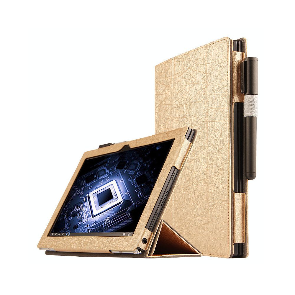marque generique - Étui de protection antichoc durable pour Huawei MateBook E PAK-AL09 (2019) 12"" - Or - Housse, étui tablette