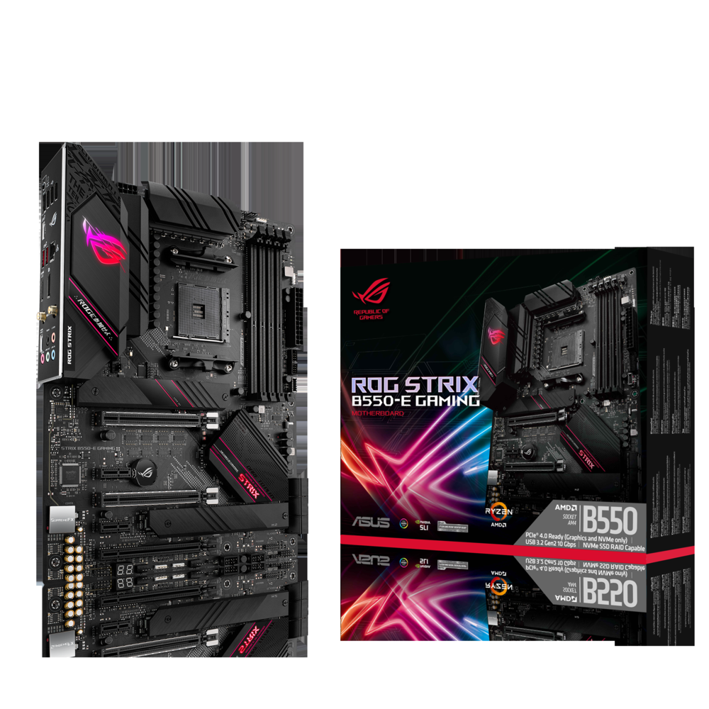 Asus - AMD B550-E ROG STRIX GAMING - E-ATX - Carte mère AMD