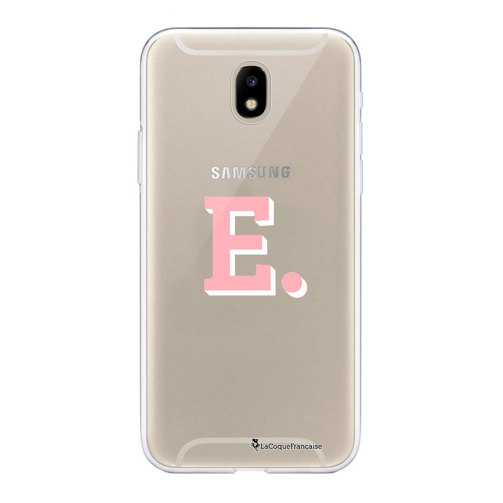 La Coque Francaise - Coque Samsung Galaxy J5 2017 souple transparente Initiale E Motif Ecriture Tendance La Coque Francaise. - Coque, étui smartphone