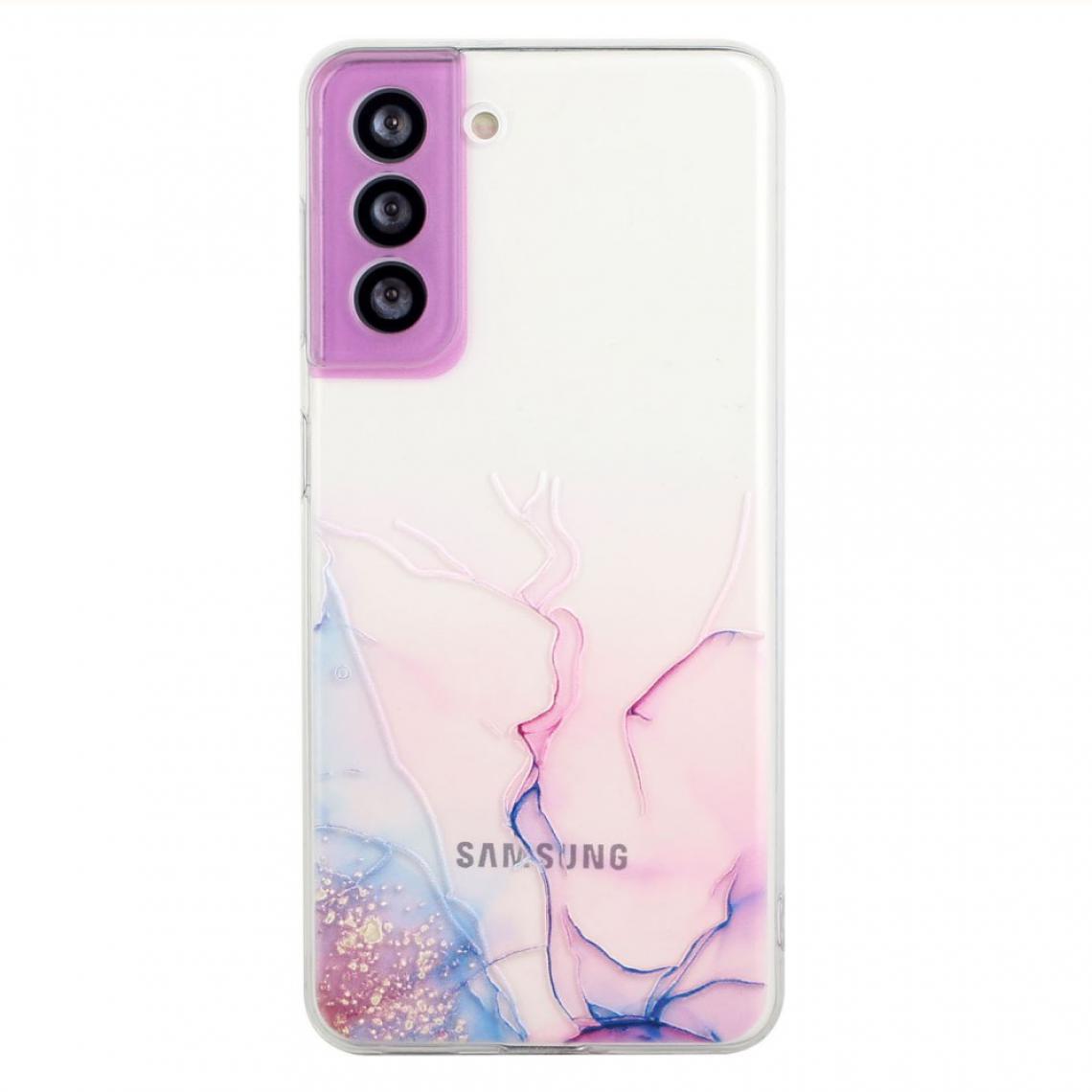 Other - Coque en TPU Motif d'ouverture de trou précis en marbre souple style E pour votre Samsung Galaxy S21+ 5G - Coque, étui smartphone