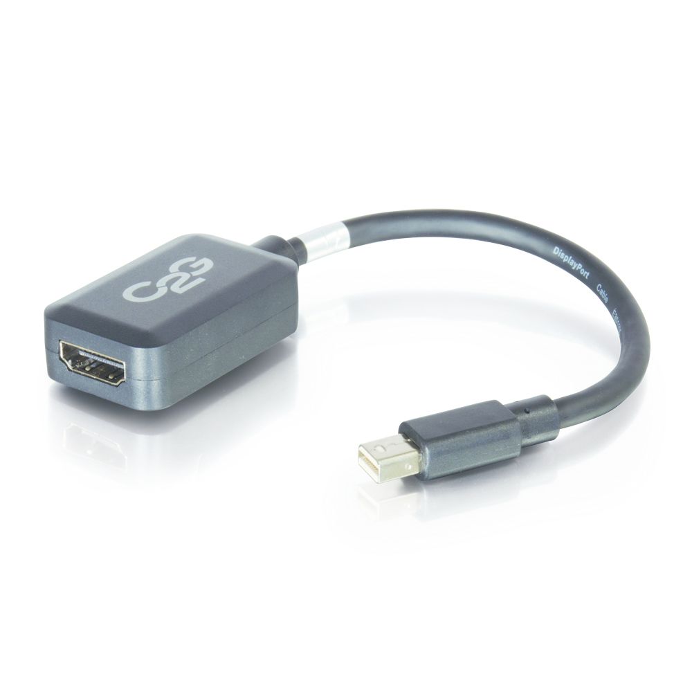 Cables To Go - C2G 0.2m Mini DisplayPort M / HDMI F Noir - Câble antenne