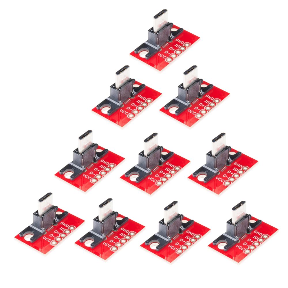 marque generique - 10 Pièces USB Micro B Module De Rupture De Prise Pour Carte Adaptateur De Connecteur - Ampli