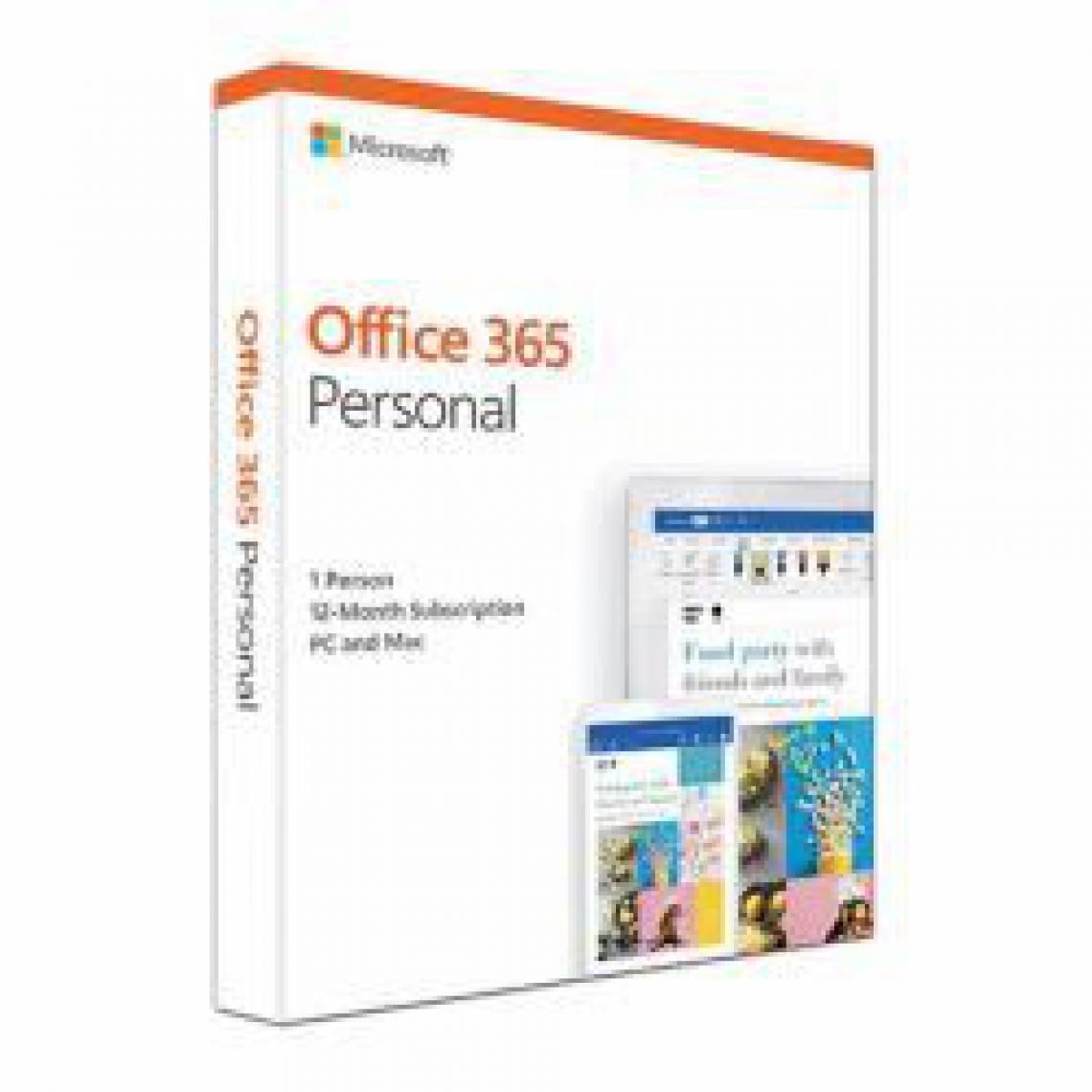 Microsoft - Off 365 Personal Eng 1YR Medialess P6 - Correcteurs & Traducteurs