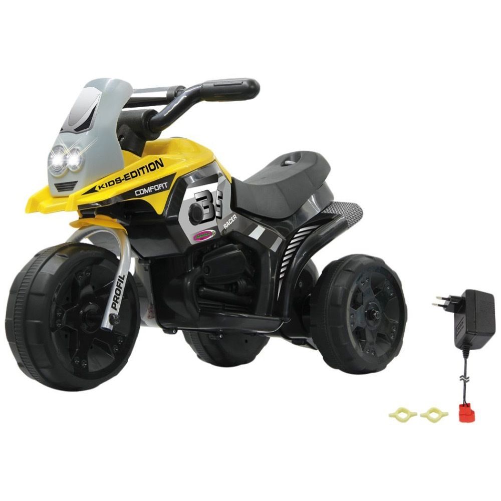 Jamara - Moto Électrique 6V E-Trike Racer Jaune Jamara 460226 - Voitures RC