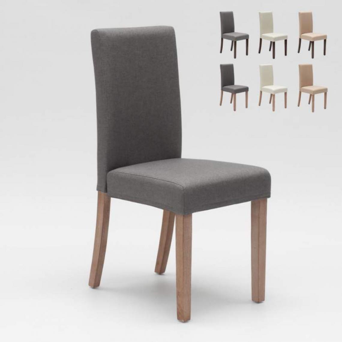 Ahd Amazing Home Design - Chaise rembourrée style henriksdal pour cuisine salle à manger Comfort, Couleur: Shabby Gris - Chaises