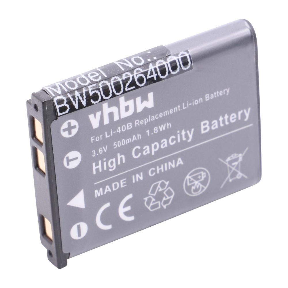 Vhbw - Batterie LI-ION pour SANYO VPC-E1403 VPC-E 1403 remplaçant LI-40B LI-42B - Batterie Photo & Video