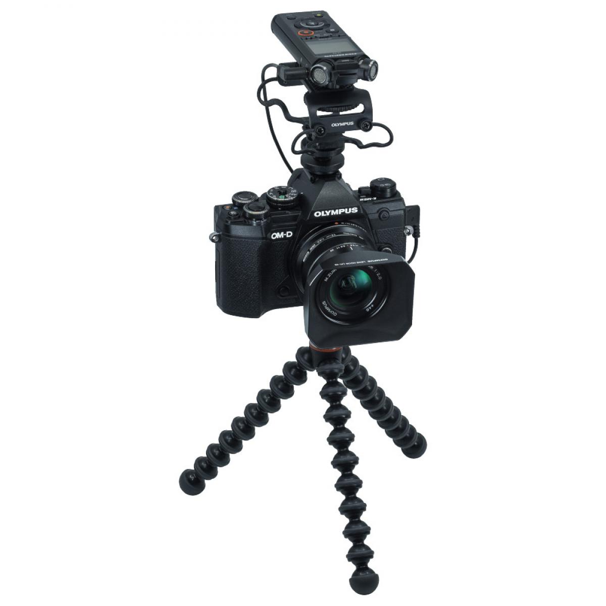 Olympus - Olympus E-M5 Mark III Noir + 12 mm Noir Vlogger Kit - Appareil compact