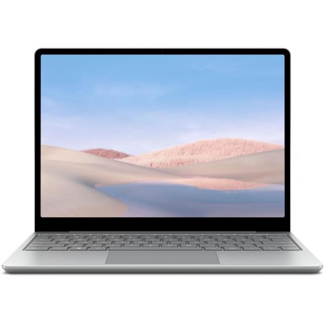 Microsoft - MICROSOFT Surface Laptop Go - 12,45 - Intel Core i5 1035G1 - RAM 8Go - Stockage 64Go eMMC - Platine - Windows 10 - PC Portable